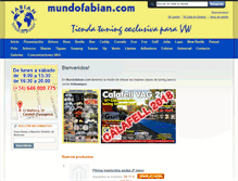 Tablet Screenshot of mundofabian.com